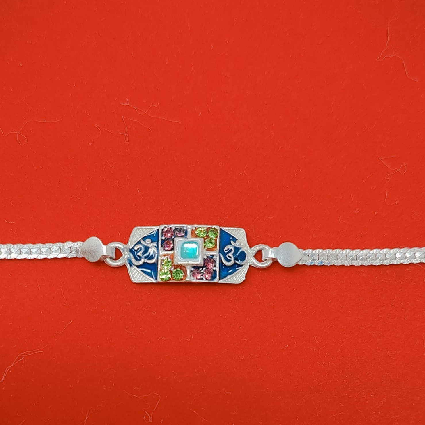 iconic silver rakhi